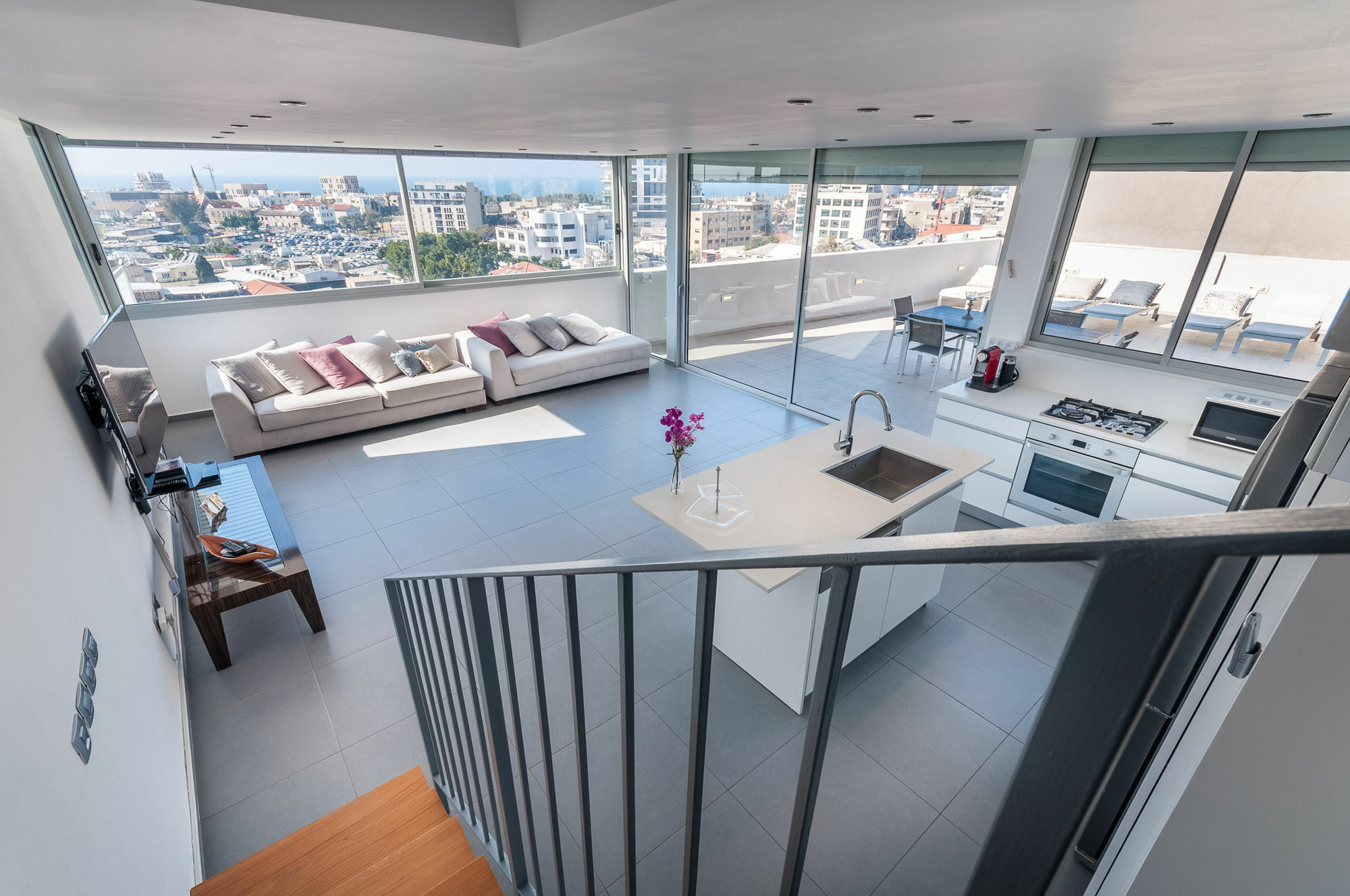 Abarbanel St Incredible Penthouse Lägenhet Tel Aviv Exteriör bild